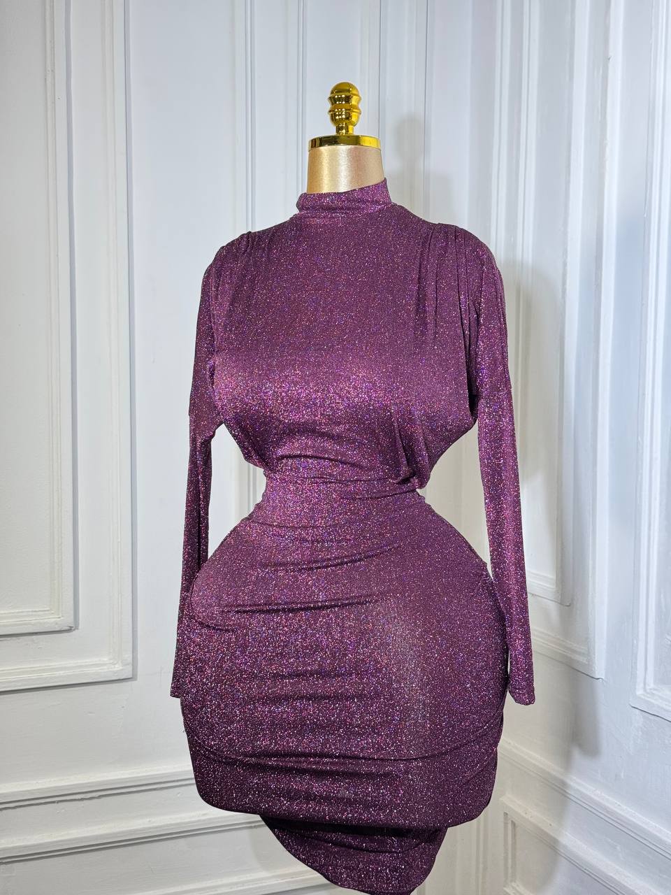 SHIMMER CASCADE DRESS