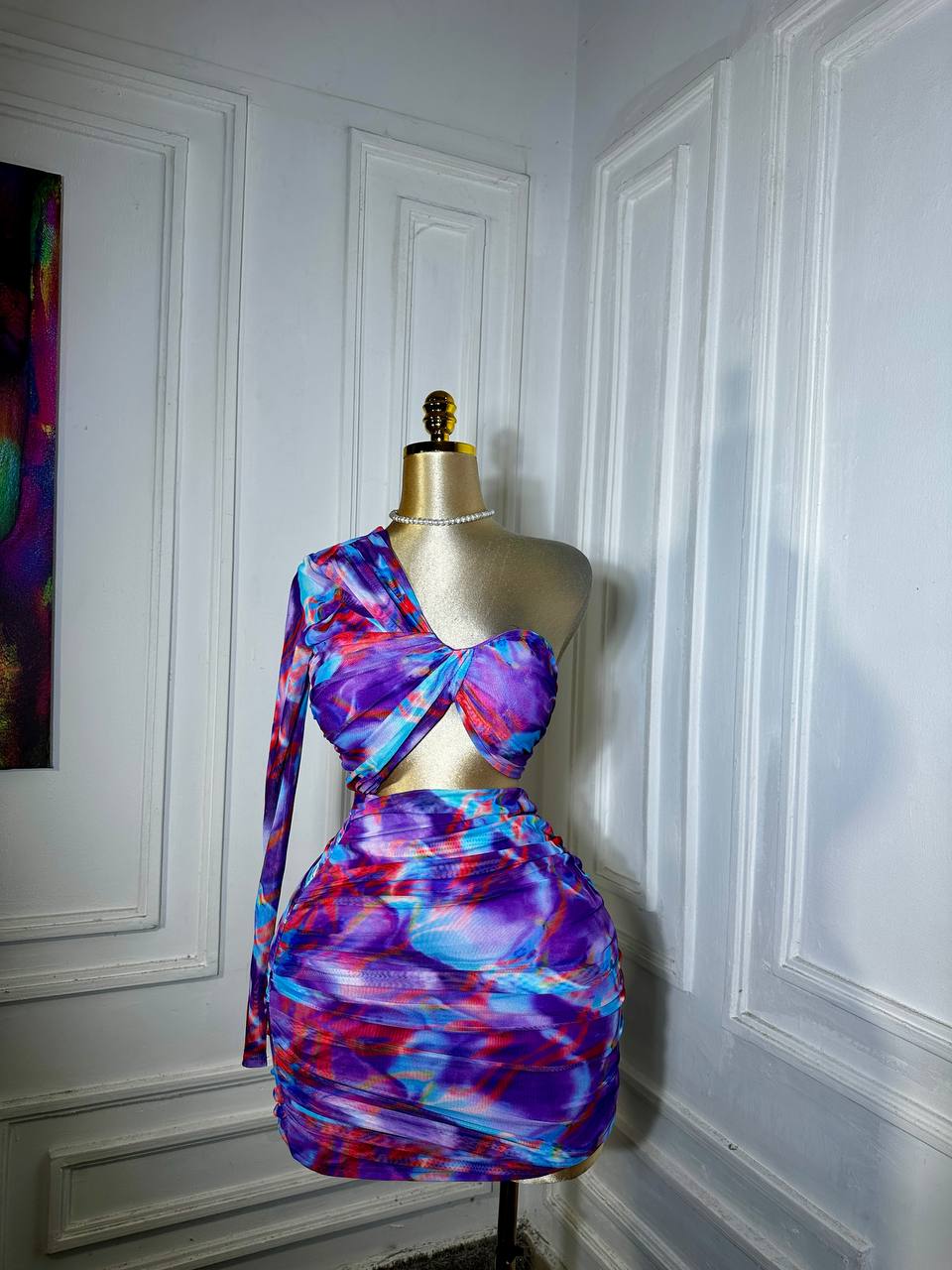 EVEN SLINK CUT DRESS