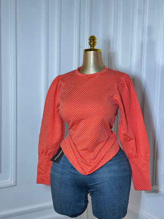 ORANGE MUSTY TOP