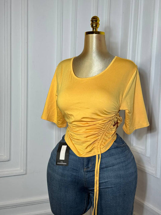 YELLOW FANCIES TOP