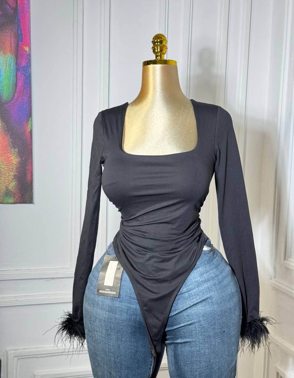FRINGE BODYSUIT