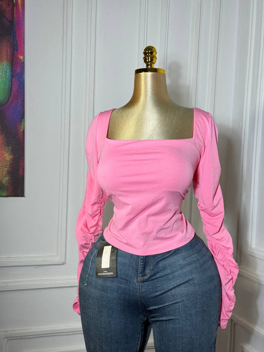 BLUSH RUTCHED