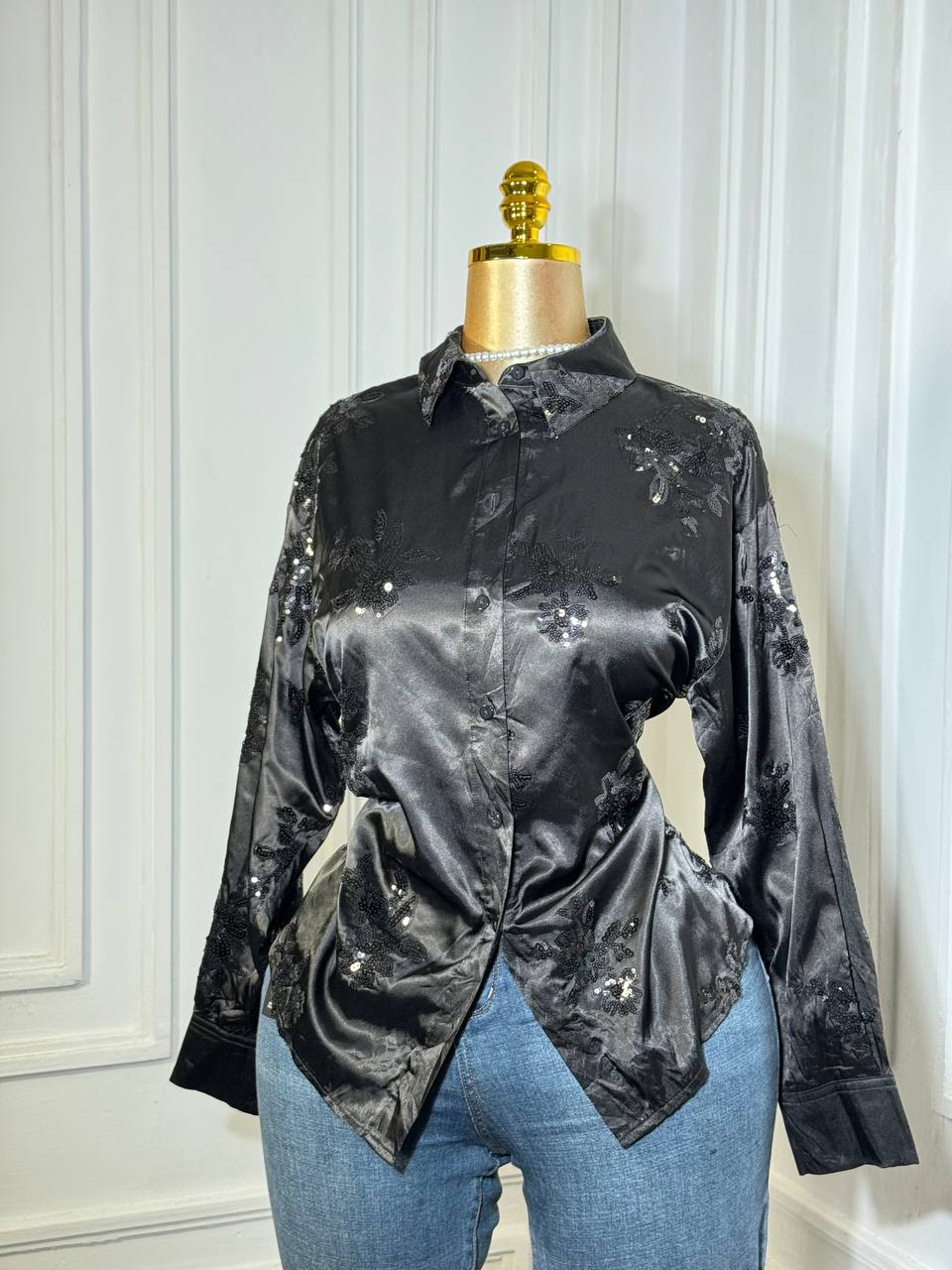 SATIN SPARK SHIRT