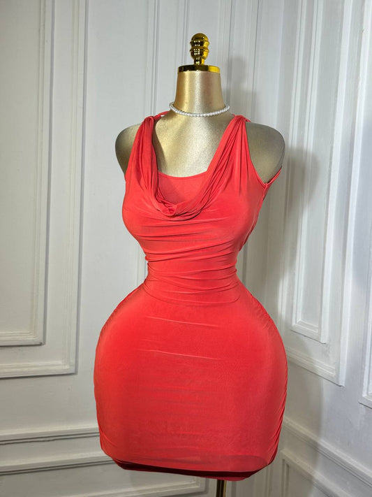 AURA DRAPE DRESS