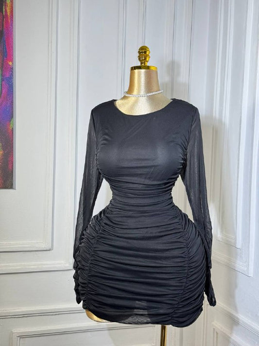 RUFFLE DRESS
