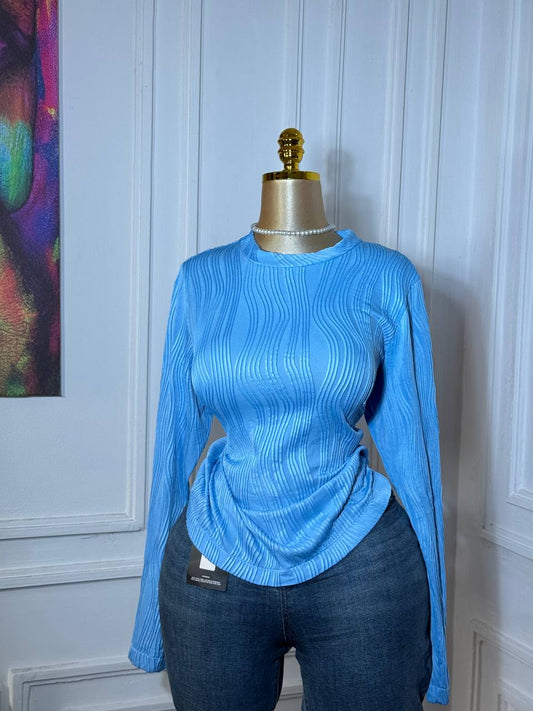 PEONY BLU TOP