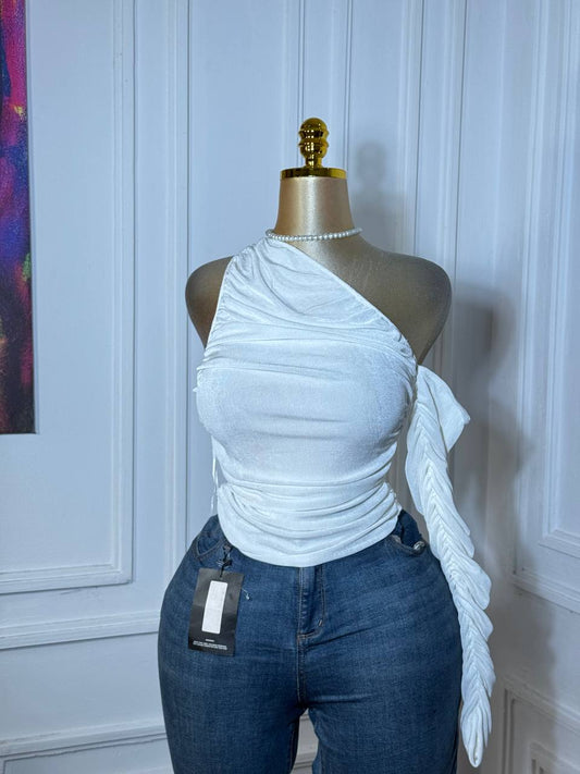 WHITE CLUSTER ROLL TOP