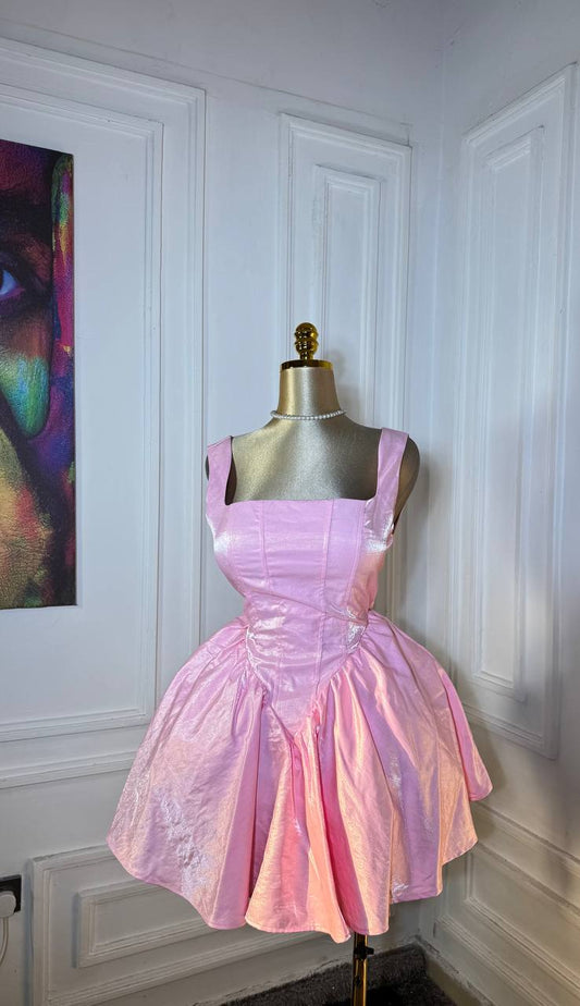 BOUNCE PLUM DRESS