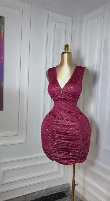SHIMMER DOT DRESS