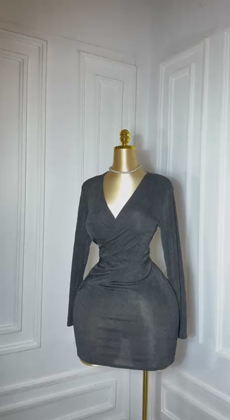 Glittery Snatched Dress