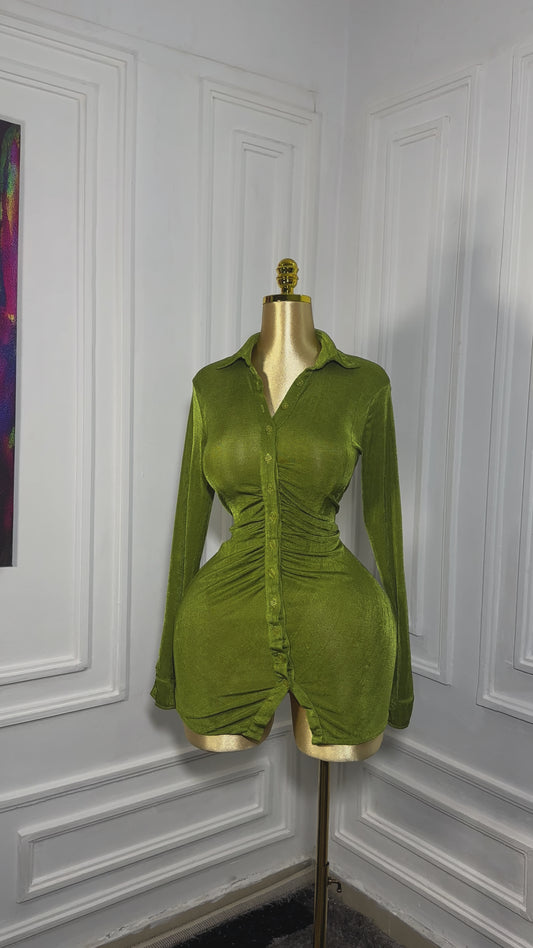 Golden Hour Satin Dress
