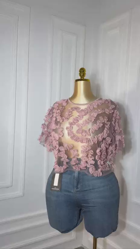 STARRY NUDE TOP