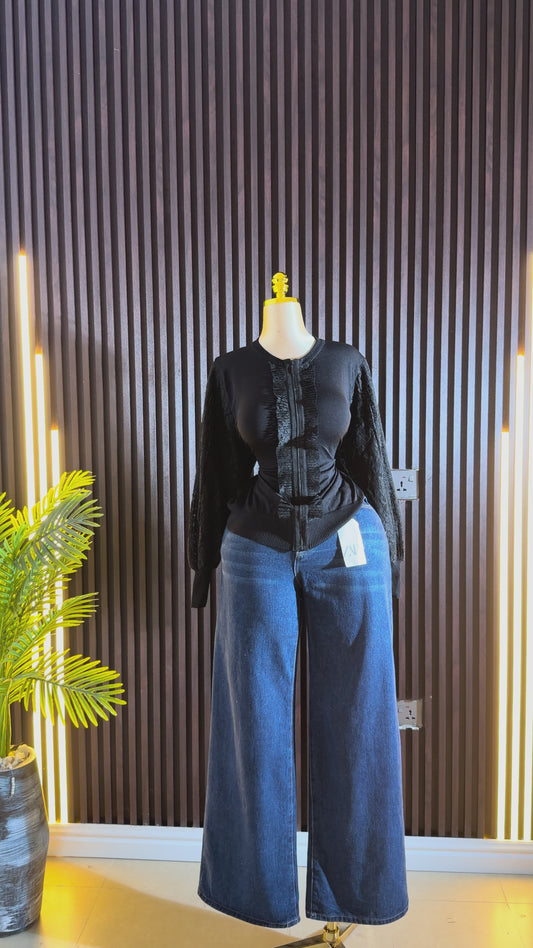 Black ruffles(Uk 14/16)